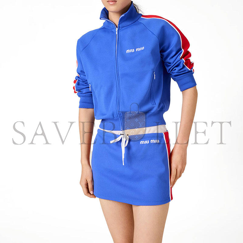 M1v M1v technical yarn miniskirt mmg584